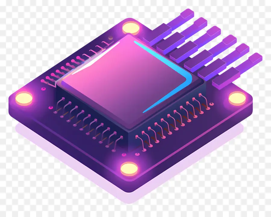 Chip Electrónico，Chip De Computadora PNG