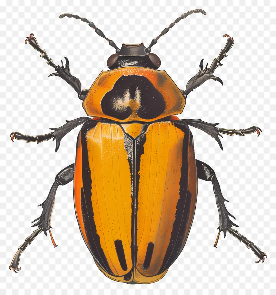 Escarabajo，Escarabajo Naranja PNG