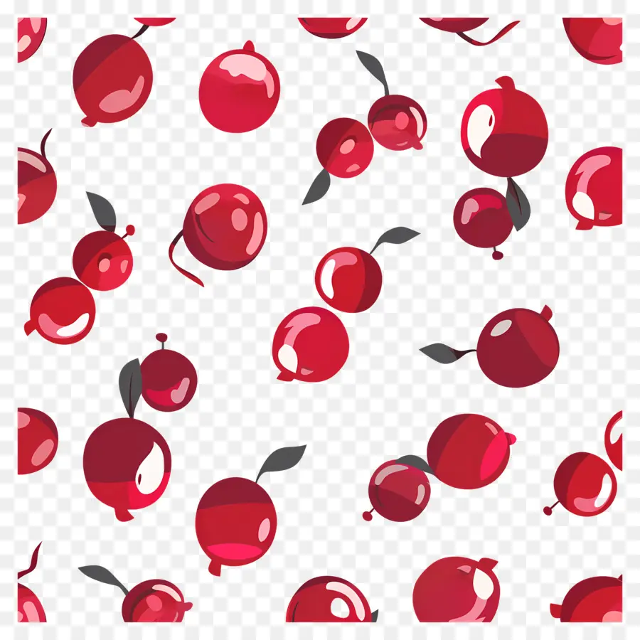 Patrón De Arándano，Cranberries PNG