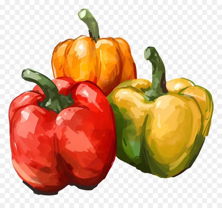 Bell Peppers，Red Bell Pepper PNG