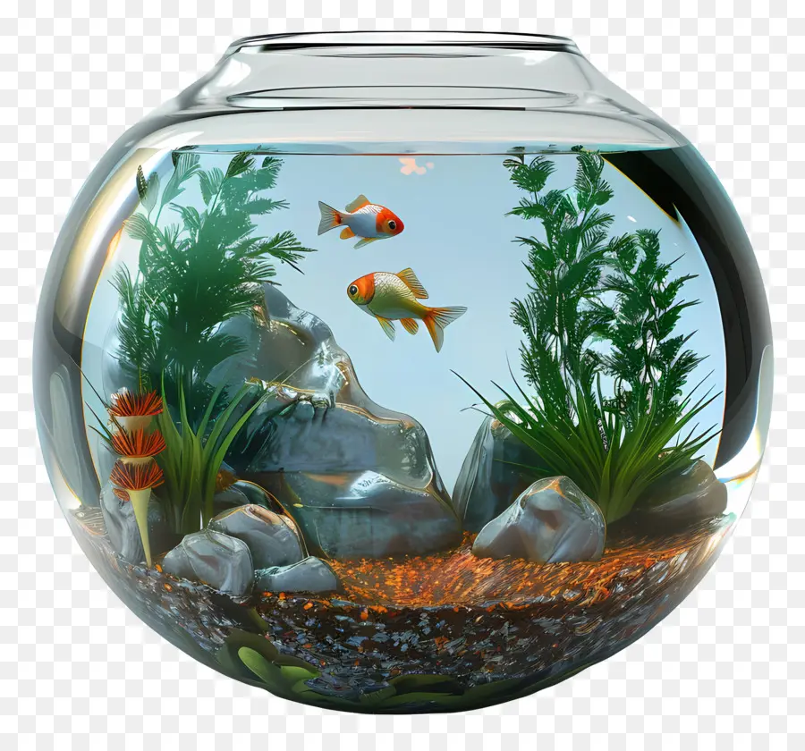 Fish Bowl，Pecera PNG