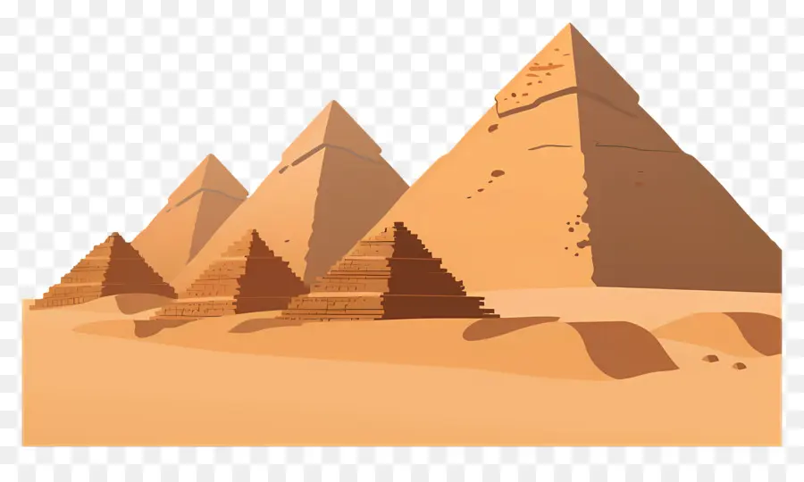 Las Pirámides De Giza，Pirámides PNG