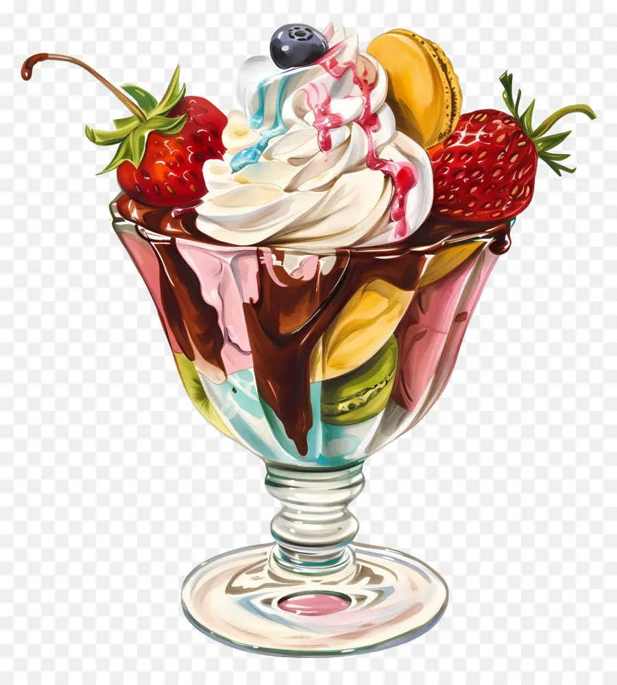 Helado，Helado De Chocolate PNG