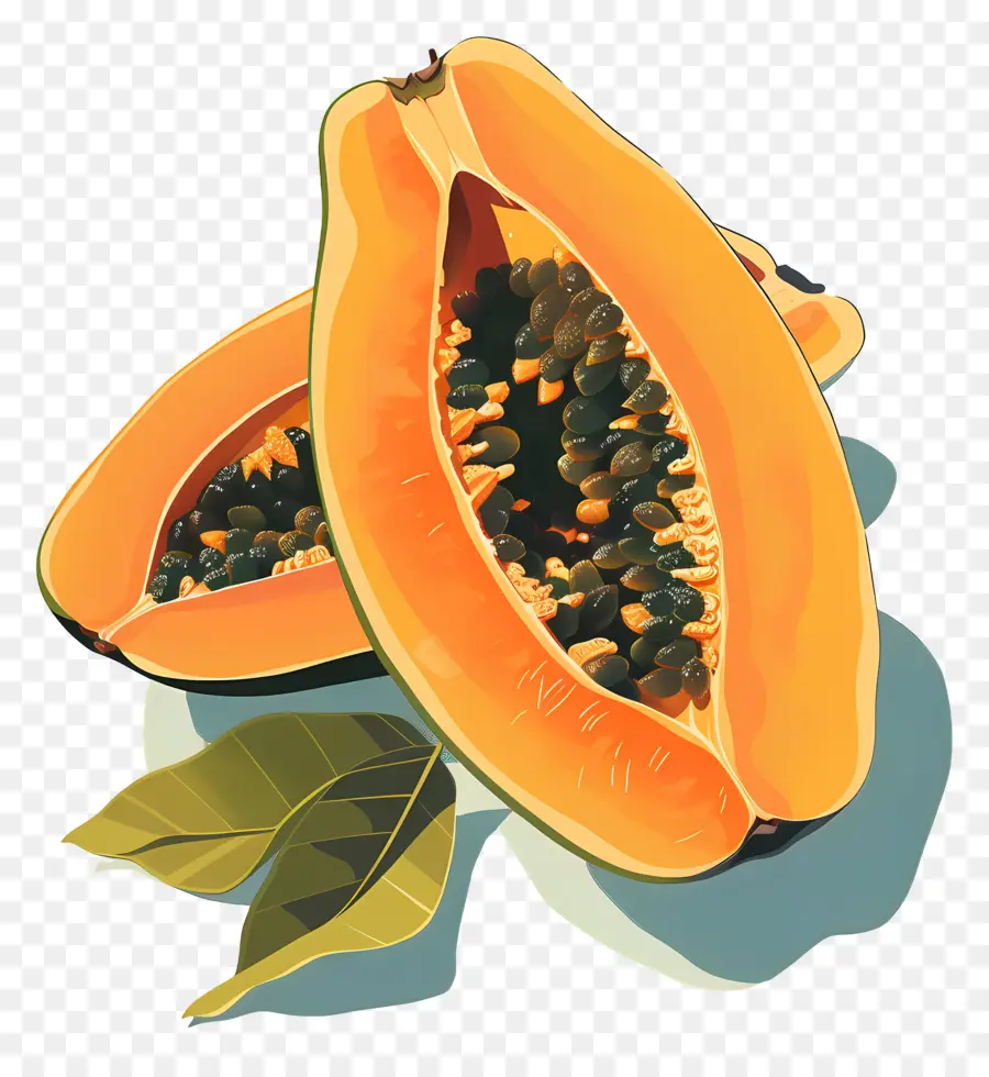 Papayas，La Papaya PNG