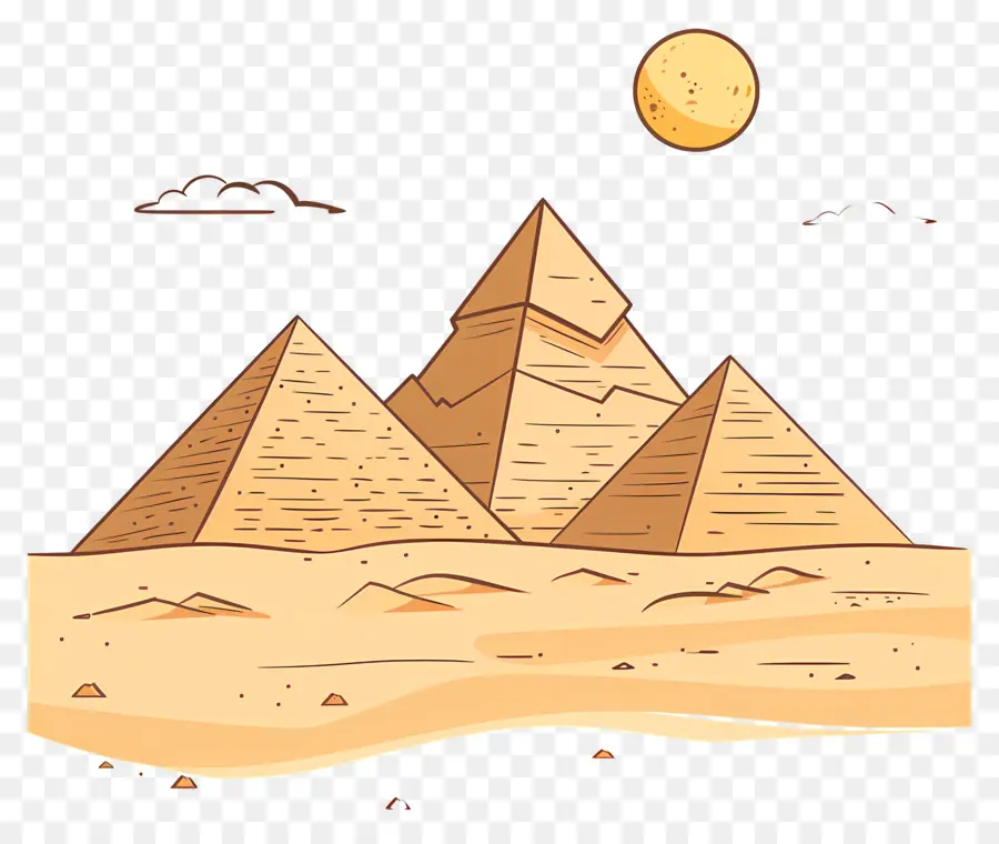 Las Pirámides De Giza，Pirámide PNG