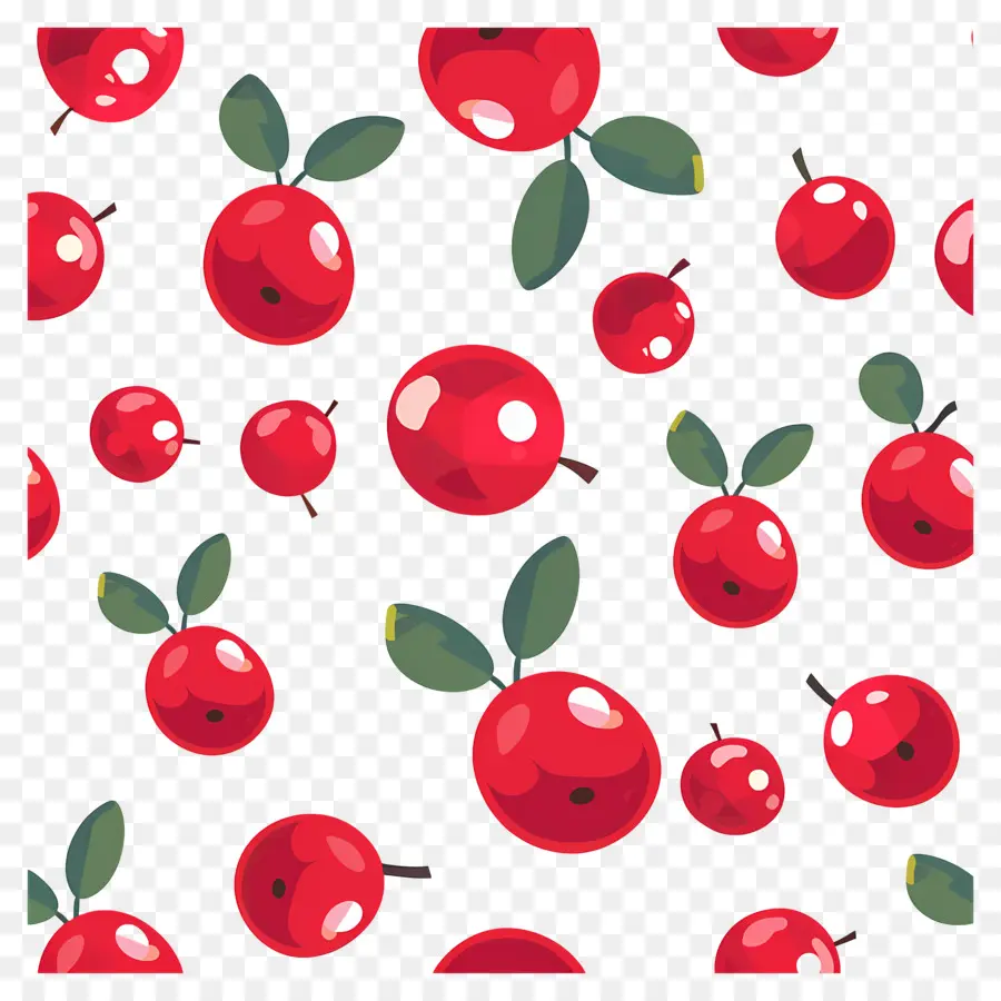 Patrón De Arándano，Las Manzanas Rojas PNG