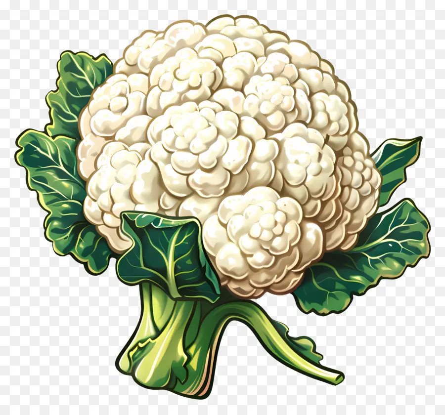 La Coliflor，Blanco PNG