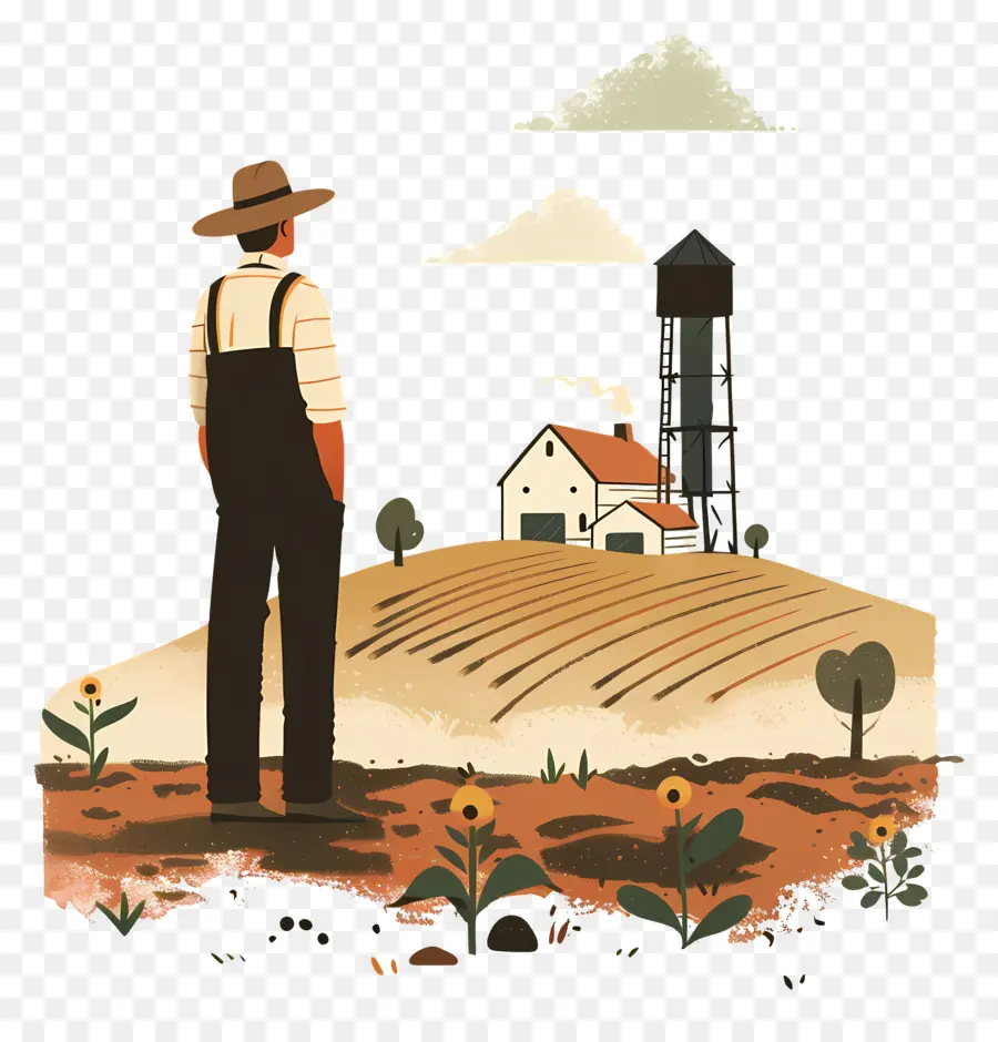 Farming，Agricultor PNG