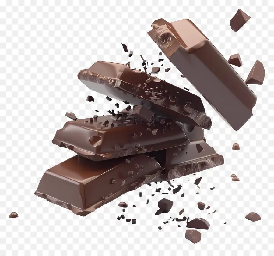 Chocolate Animado，Barras De Chocolate PNG