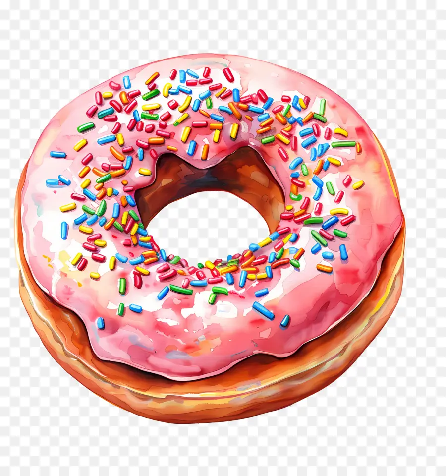 Donut，Rosa Donut PNG