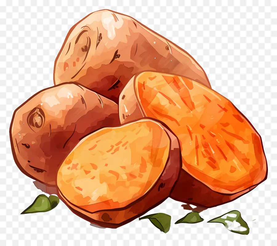 Las Patatas Dulces，Patatas PNG