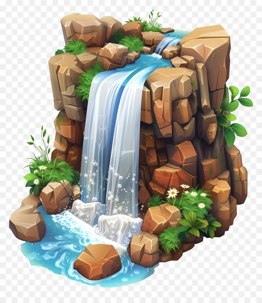 Verano，Cascada PNG