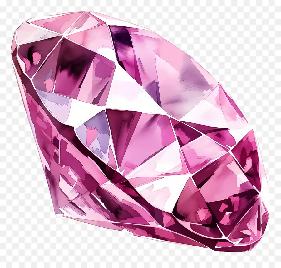Rosa Diamante，Piedra Preciosa PNG