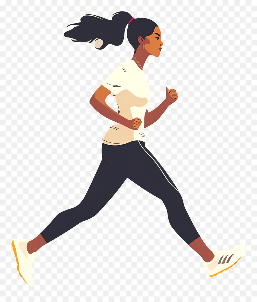 Running Mujer，Ejecución PNG