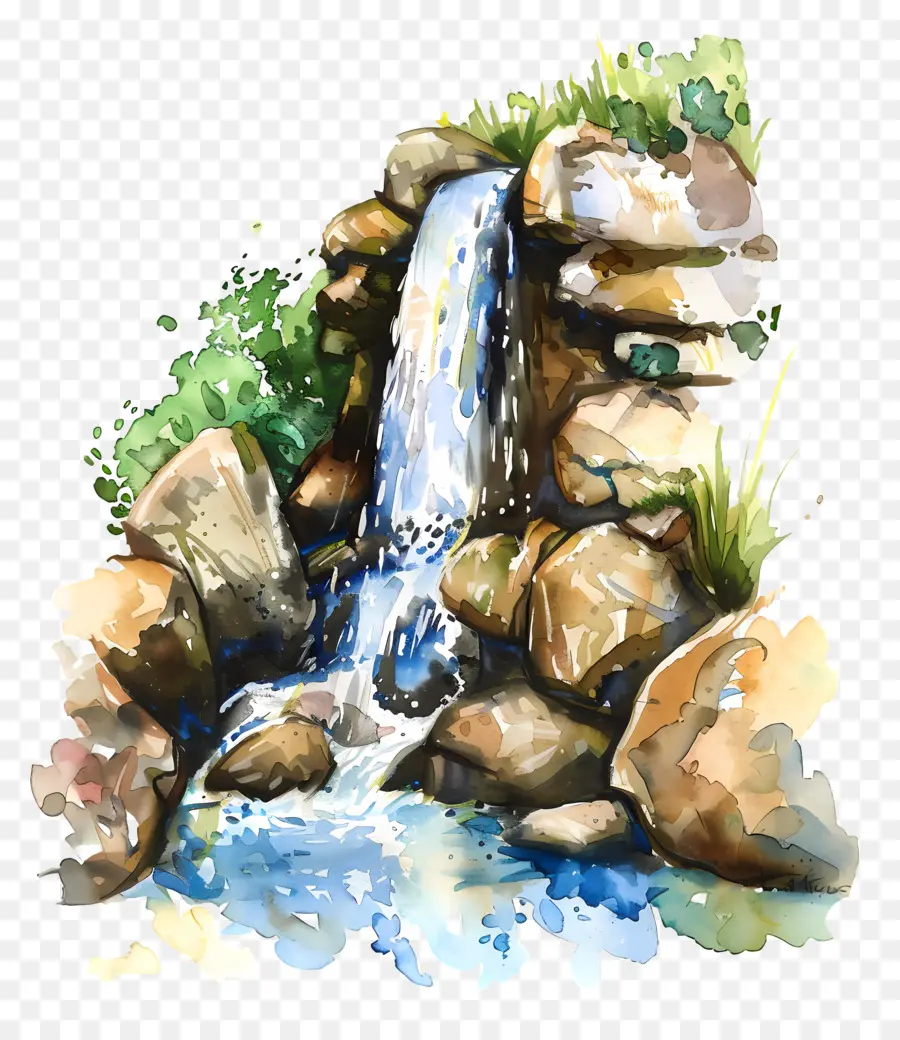 Verano，Cascada PNG