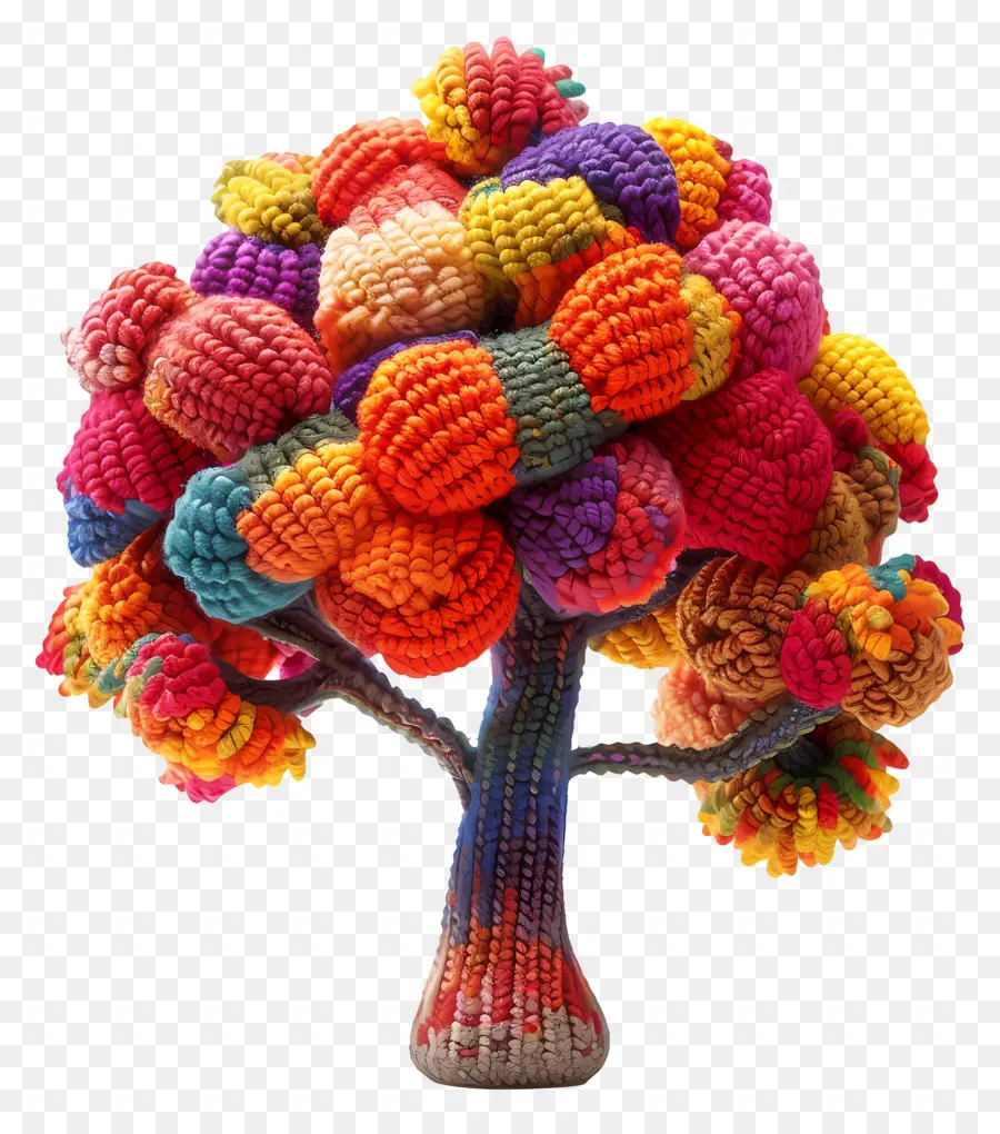 árbol Tejido，árbol Colorido PNG