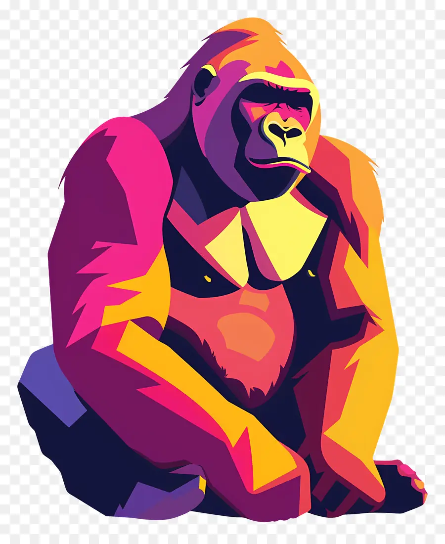 Gorila，Mono PNG