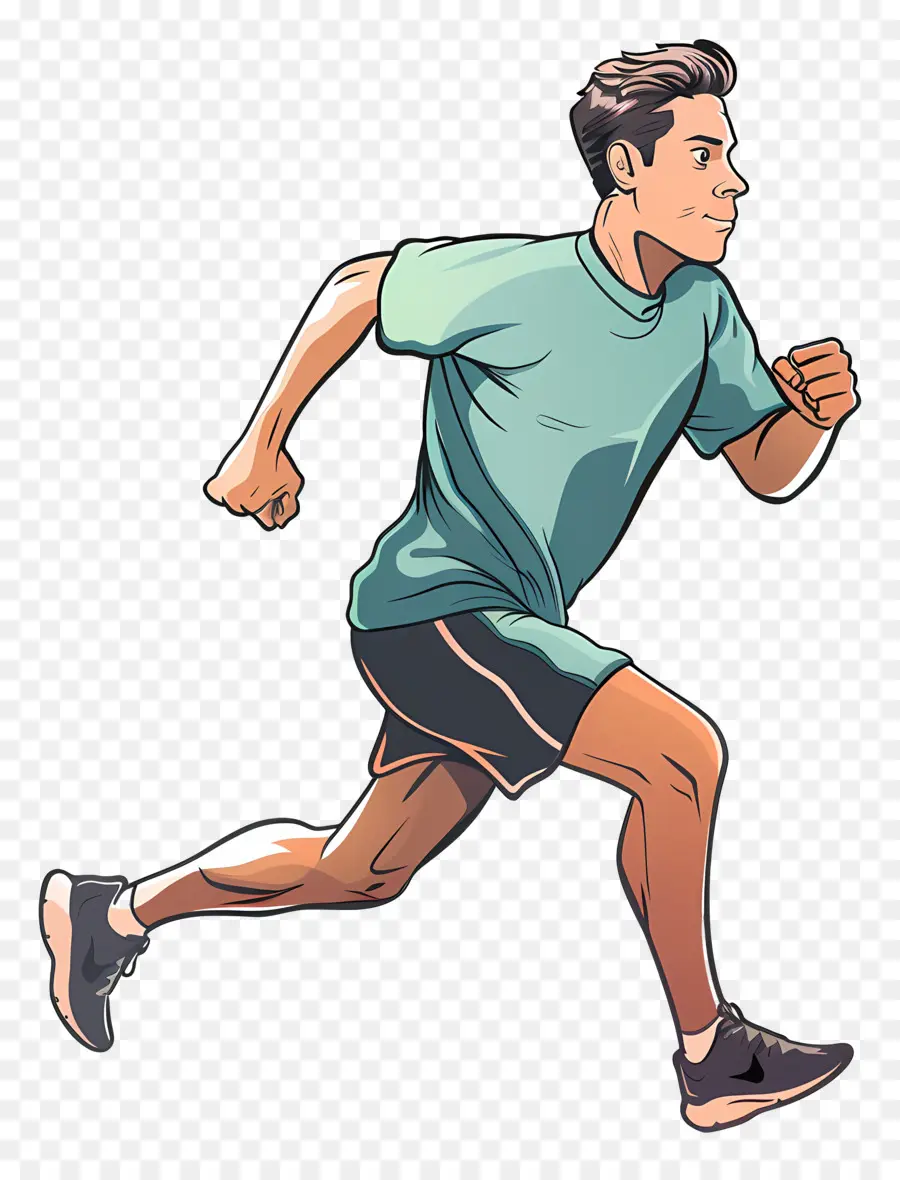 Corriendo，Ejecución PNG