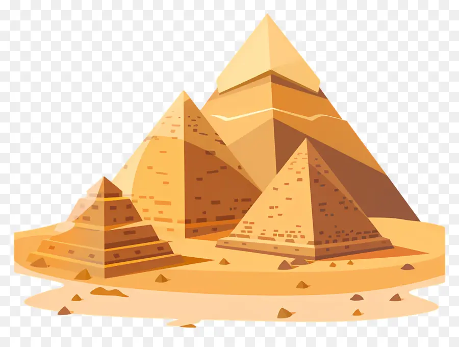 Las Pirámides De Giza，Pirámides PNG