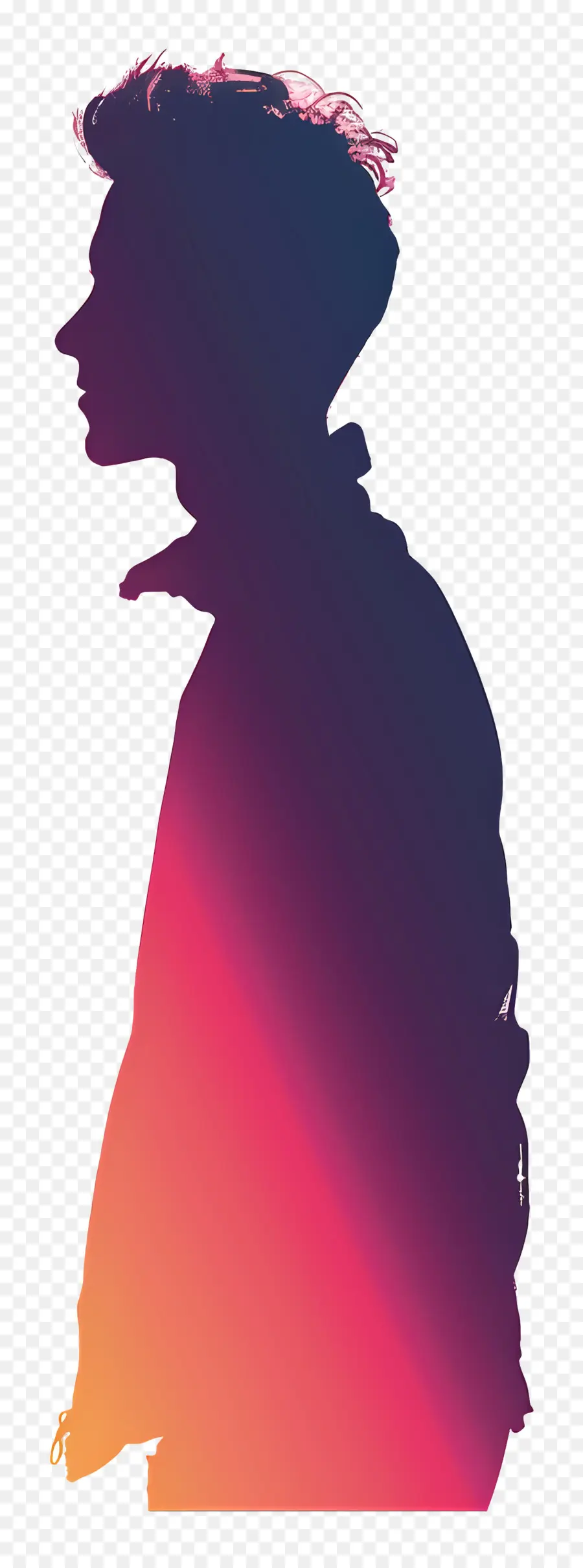 Silueta De Hombre，Silueta PNG