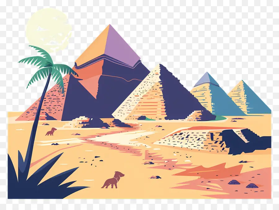 Las Pirámides De Giza，Pirámides PNG