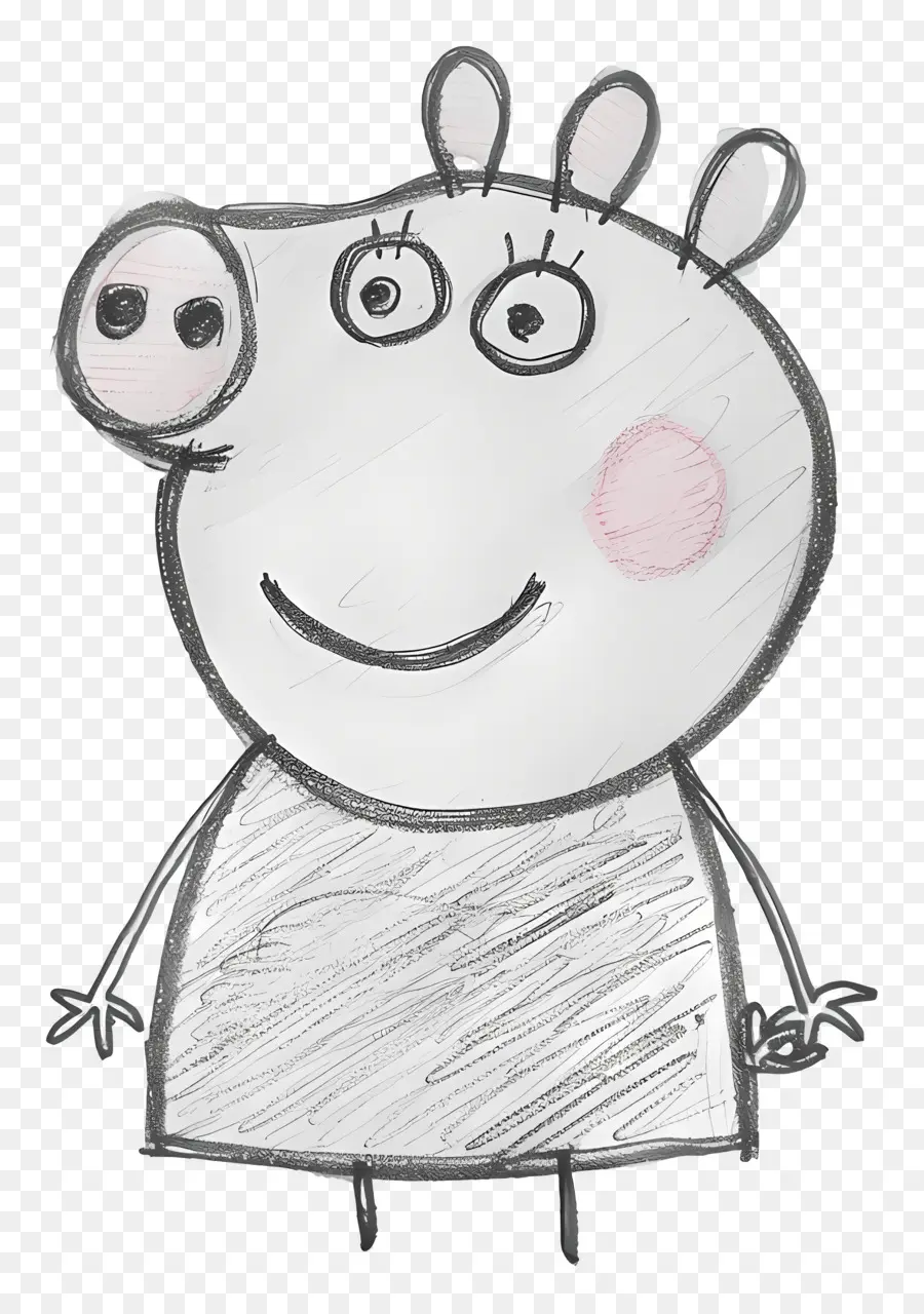 Cerdo Peppa，Lindo Cerdo PNG