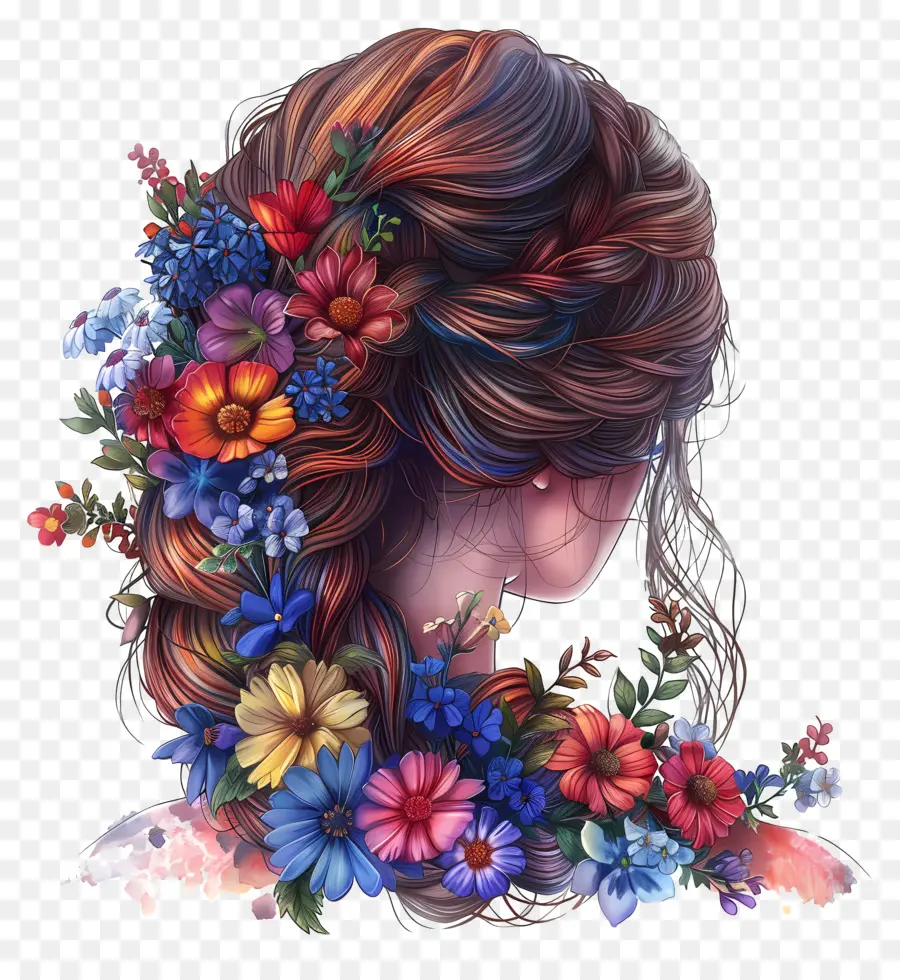 Estilo De Pelo，Flower Crown PNG