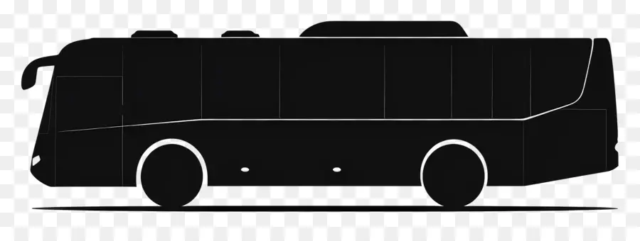 Autobús，Vehículo En Blanco Y Negro PNG