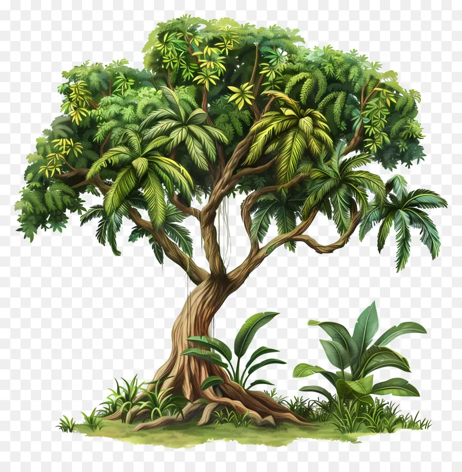 árbol De La Selva Tropical，La Selva De árbol PNG