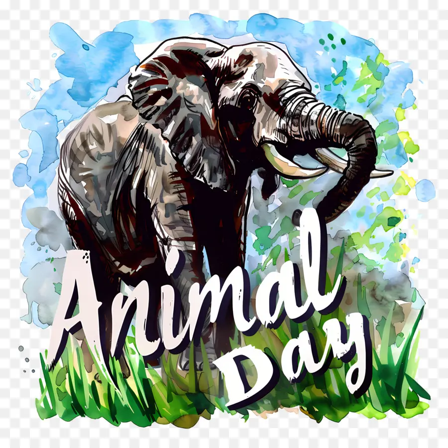 Día Mundial De Los Animales，Elefante PNG