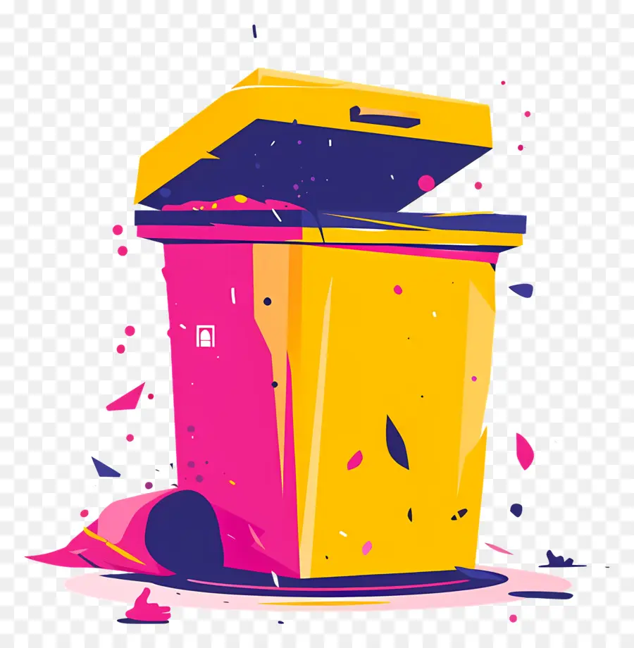 Garbage，Cubo De Basura De PNG