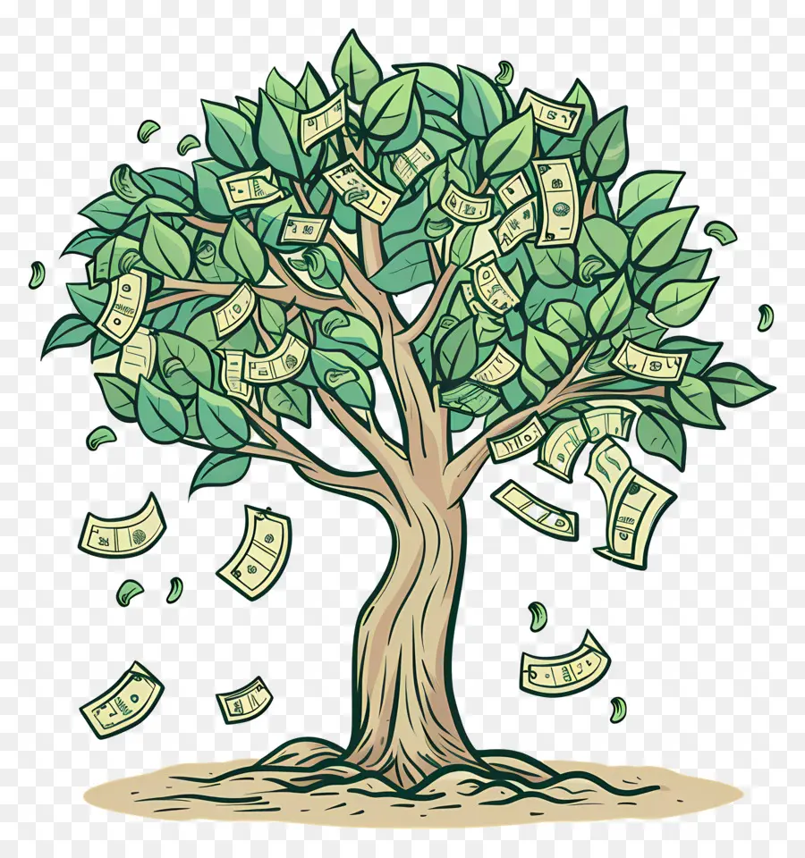 árbol De Dinero，La Riqueza PNG