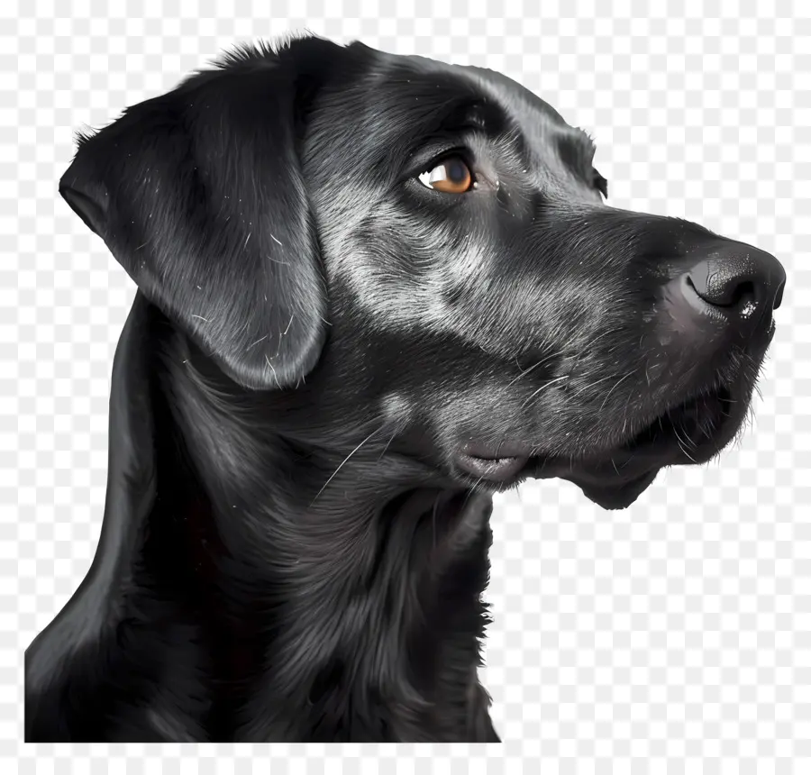 Primer Plano，Perro Negro PNG