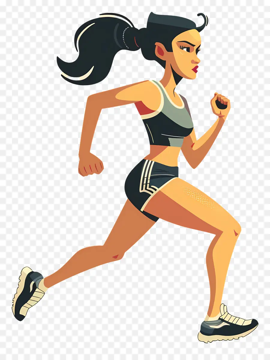 Running Mujer，Runner Mujer PNG