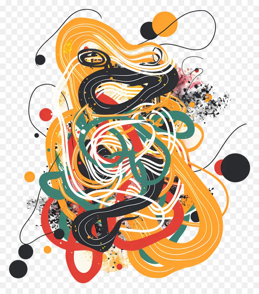 Espaguetis，El Arte Abstracto PNG
