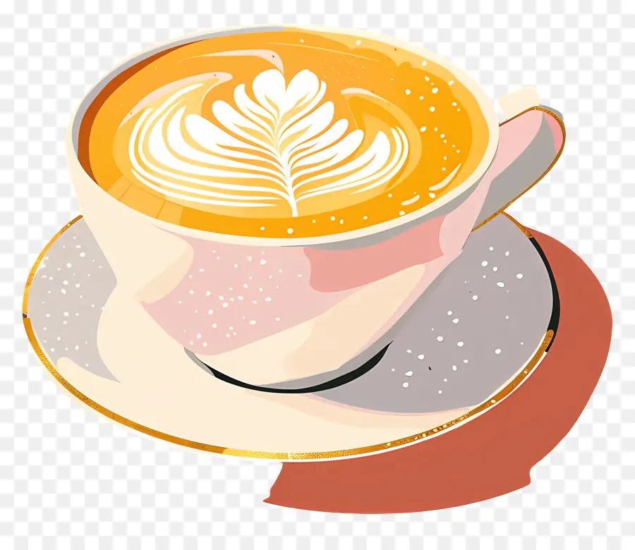 Latte，Café PNG
