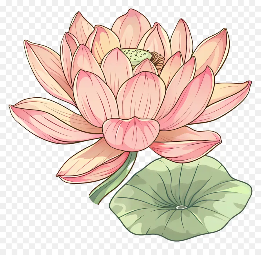 Lotus，Flor De Loto Rosa PNG