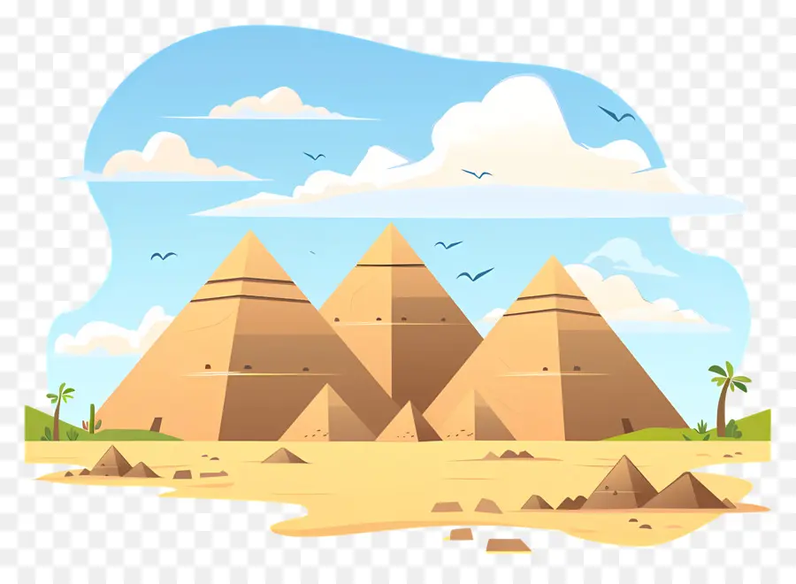 Las Pirámides De Giza，Pirámides PNG