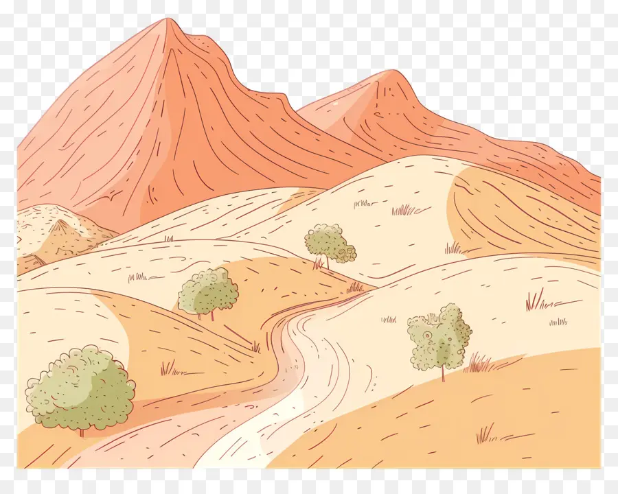 Paisaje Del Desierto，Desierto PNG