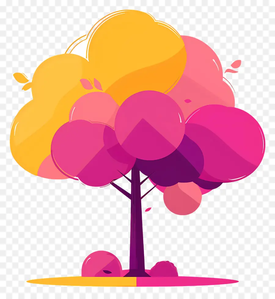 Árbol，árbol Colorido PNG