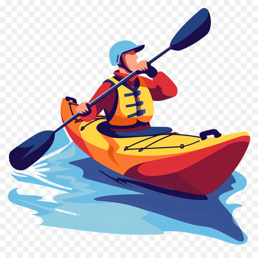 Kayak，Remando PNG