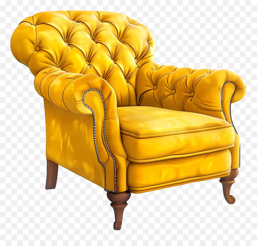 Sillón，Sillón Amarillo PNG