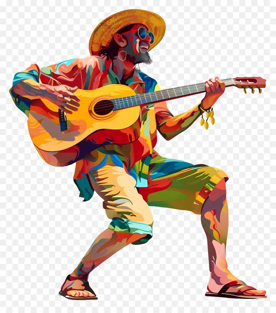 Artista Callejero，Guitarrista PNG