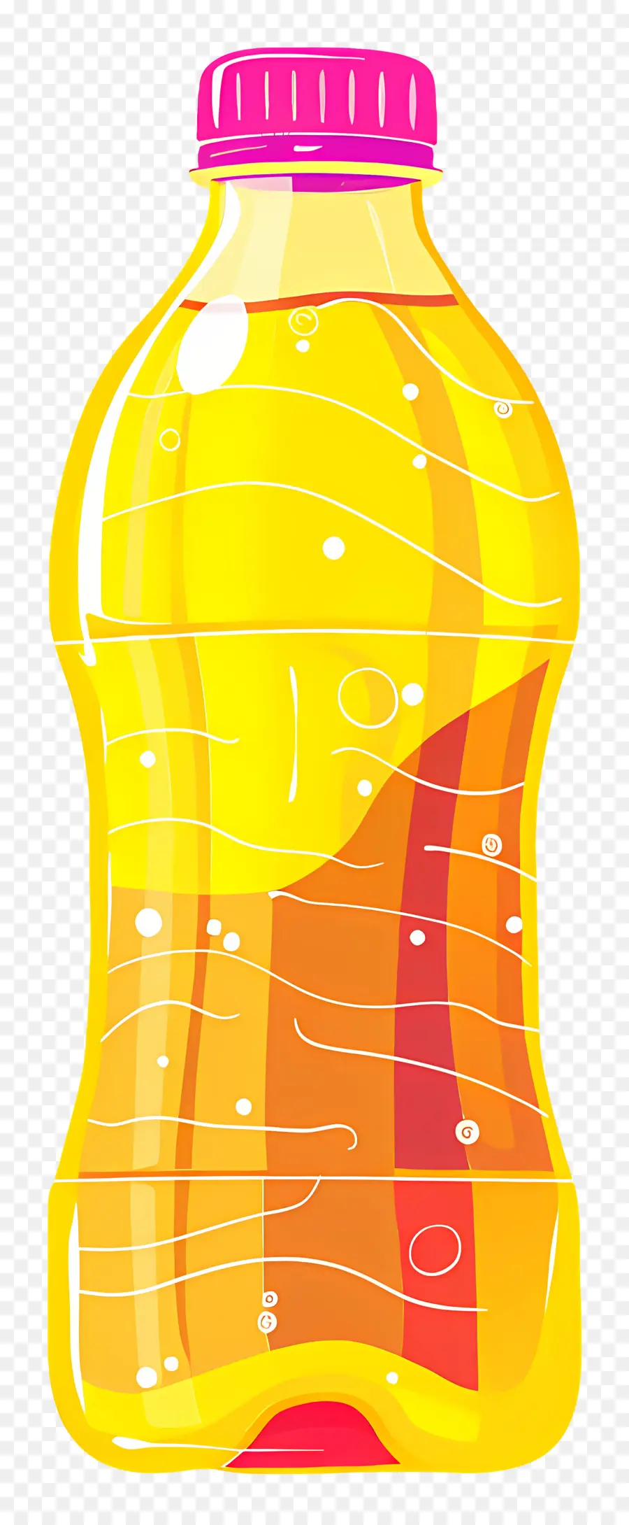 Agua Mineral，Botella De Plástico Amarillo PNG