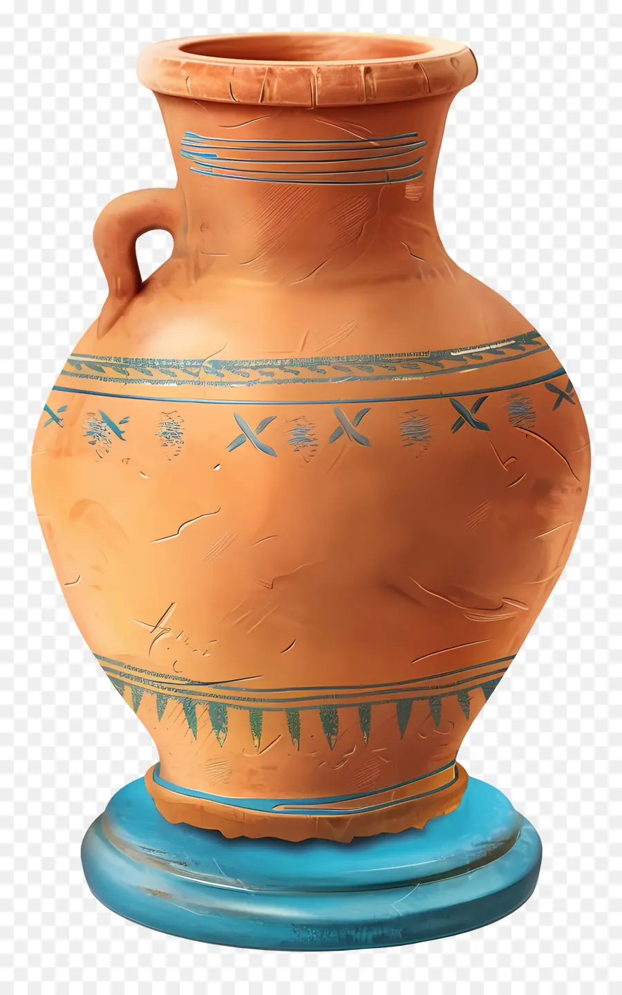 Jarrón Antiguo，De Barro PNG