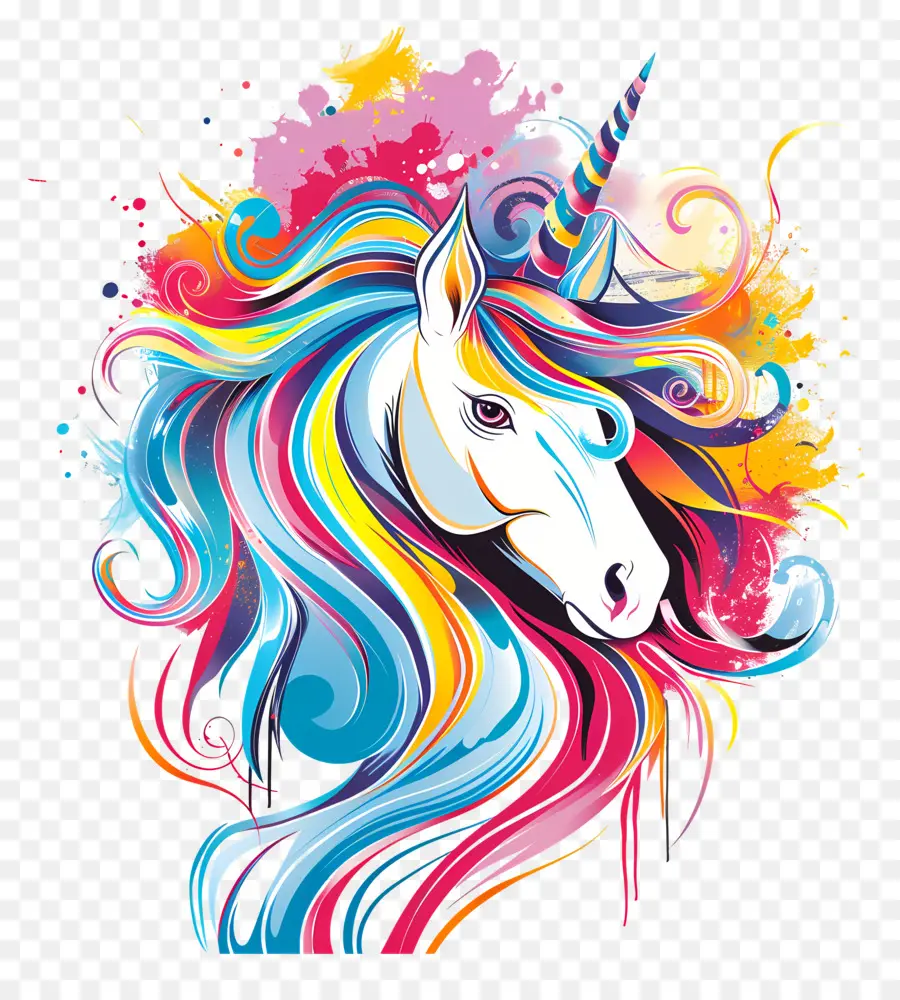 Unicornio，Los Colores Del Arco Iris PNG