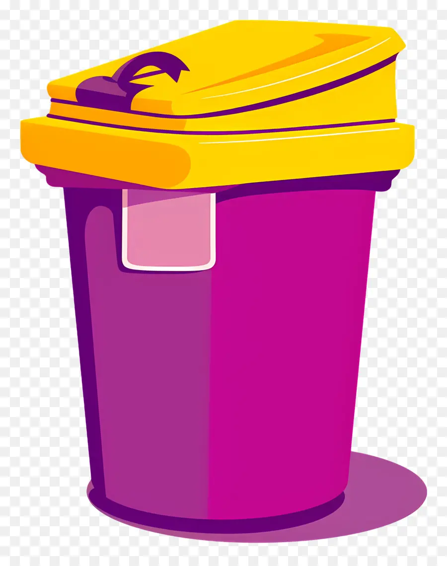 Garbage，Pink Trash Can PNG