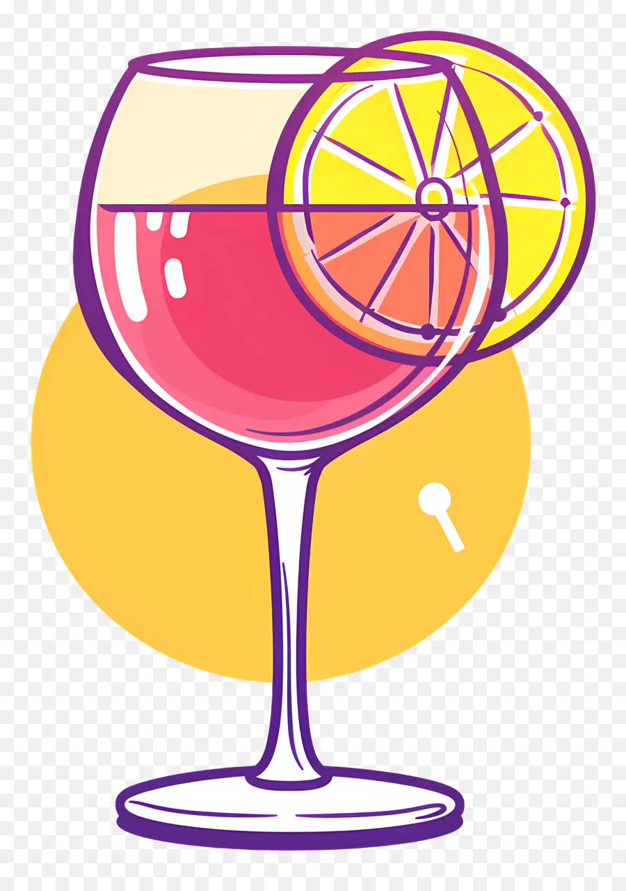 El Alcohol，Vino De Color Rosa PNG