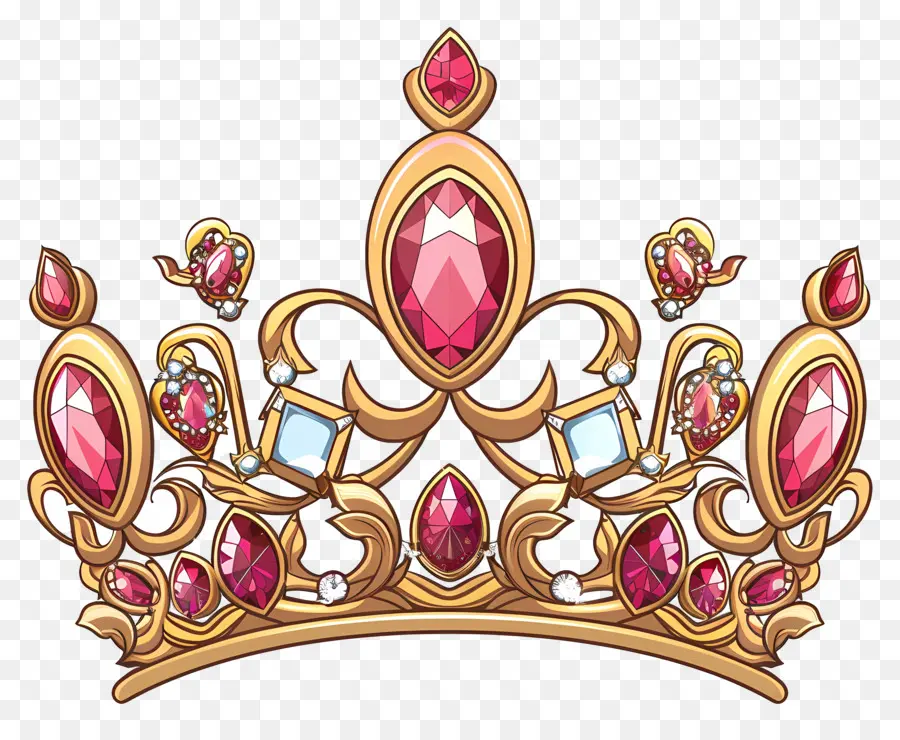 Tiara，Golden Crown PNG