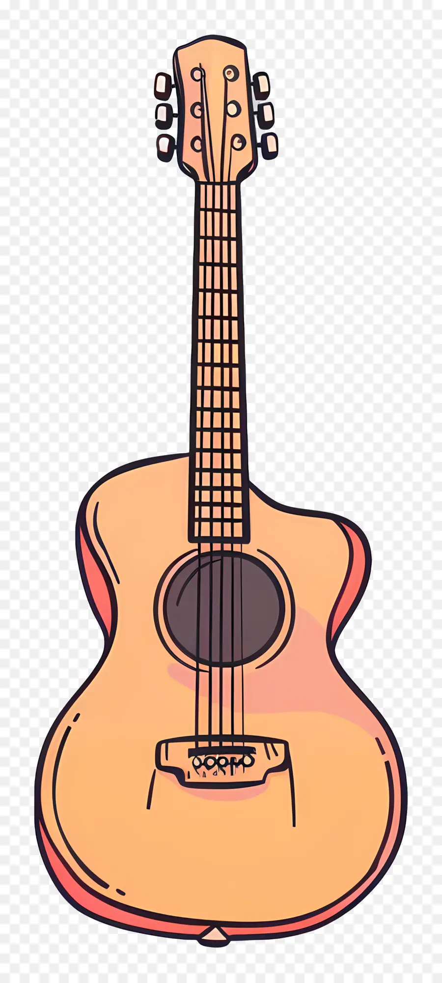 Guitarra，Guitarra Acústica PNG